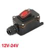 Inline Power Cord 110V-220V 12V-24V Marine Rocker Switch On Off Waterproof IP67 Junction Box 20A High Current Connetor Outdoor