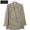 Ebure Khaki Linen Tailored Jacket Jacket 38 khakiUsed