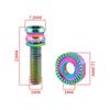 Titanium Zinc Zinc Alloy Bicycle Front Wheel Fixing Screw Bicycle Fixing Screw Gasket  Road Bikes