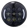 Harley 5.75" 45W LED Headlight for Motorcycle Modification - Dual Color