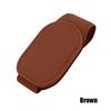 Car Glasses Clip Sun Visor Multifunctional Storage Ticket Business Card Holder Leather Glasses Case Clip Car Accessories