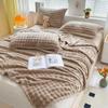 New Bubble Fleece Blanket - Solid Color Rolled Edge Cover Blanket Soft and Comfortable Bedding 150x200 180x200 200x230