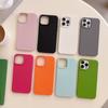 Plain Color Silicone Case For iPhone 16 Pro 15 Pro Max 14 Plus 13 12 11 Lens Protection Shockproof TPU Soft Cover