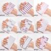 Girls Press On Nail Self Adhesive Nail Polish Strips Nail Art Decal Nail Stickers Full Nail Wraps