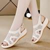 Fashion Women's Sandals Summer 2025 New Outdoor Sandals Flat Top High Quality Hiking Slope Heel Hollow Breathable Casual Shoes 35-40