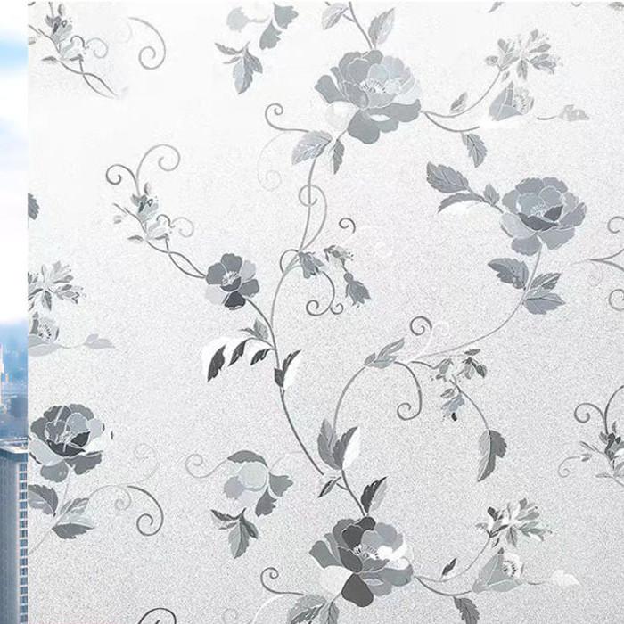 Home Window Frosted Glass Sticker Transparent Opaque Bathroom Bathroom Anti-peep Film Anti-light Stickers