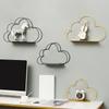 Cloud Shape Storage Organizer Hanging Hanging Wall Shelf Rack Decorative Storage Organizer Home Decorations