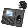 Attendance Machine Time Clock 2.4in Color Screen Biometrics Fingerprint Password Check In Out