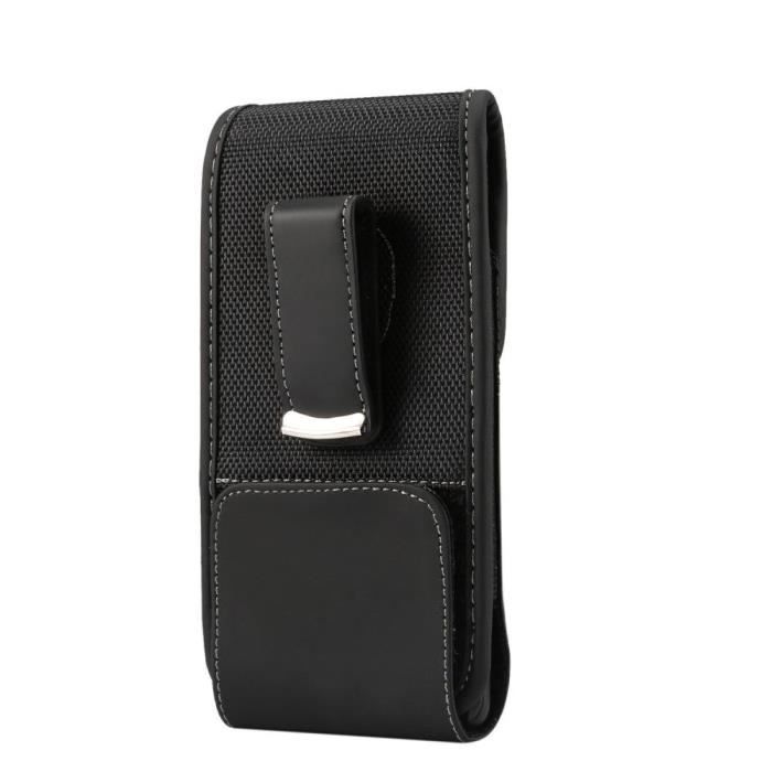 Nouveau Style Étui Housse Nylon Avec Rotation Clip De Ceinture Pour Blackview A9 Pro > Noir