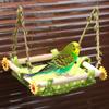Breathable Bird Swing Toy Bite Resistant Bird Cage Stand Parrot House For Parrot Hamster Lovebird