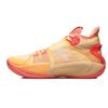 Li Ning Sonic 9 Anti-Slip Wear-Resistant Shock Absorption Mid-Top Basketball Shoes Men Basketball Shoes Light-Orange ABAR011-3