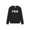 Fila Fleece Crewneck Pullover Sweatshirt Unisex Sweatshirt Black F51U344231A-NV