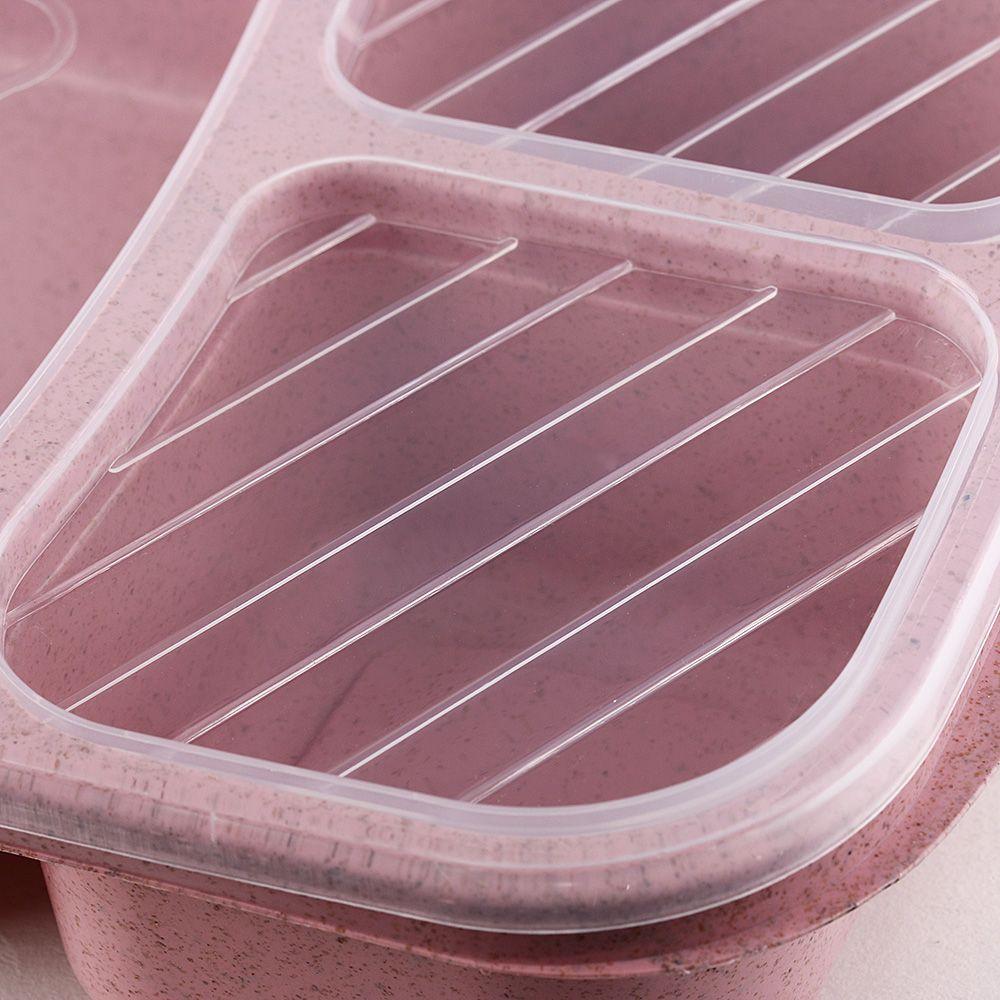 Durable Dinnerware Wheat Straw Food Fruit Container Picnic Storage Boxs Lunchbox Lunch Box