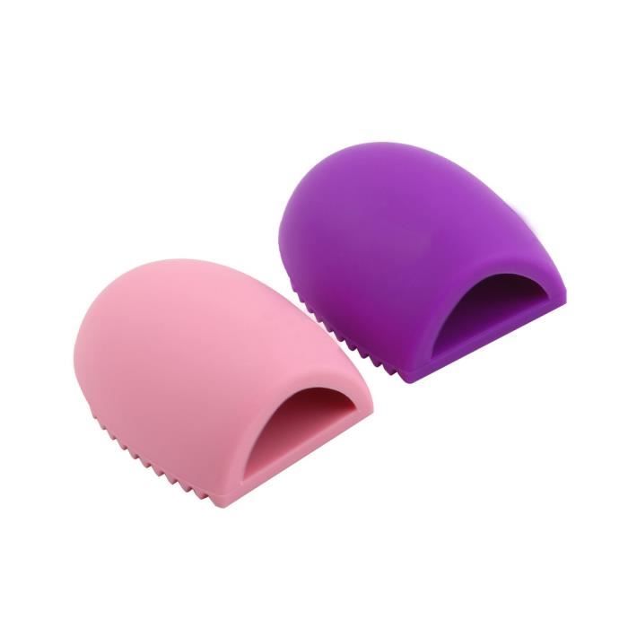 Makeup Brushes - Cleaning Glove - Silicone - Pink - 1 Piece