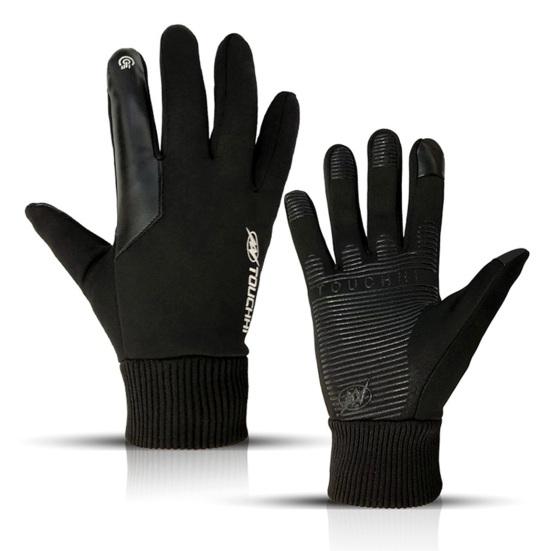 1 Pair USB Heated Cycling Gloves Warm Touchscreen Anti-slip Waterproof Cold Weather Winter Men Women Outdoor Motorcycle Electric Heating Gloves