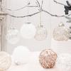 6Pcs Shatterproof Christmas Ball Ornaments Christmas Tree Hanging Balls Unique Festive Decorations for Home Office