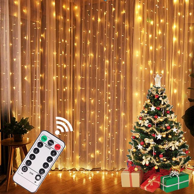 USB Festoon String Light Fairy Garland Curtain Light Christmas Light Christmas Decor for Home Holiday Decorative New Year Lamp