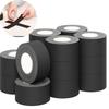 White/Black Gaffers Tape Residue-Free Matte Gaffer Tape Non-Reflective Easy Tear Floor Tape for Electrical Cord Stage Photograph
