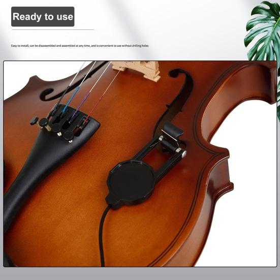 Professional Clip-On Pickup Compact Size Portable Easy To Install Classical Acoustic Violin Pickup Instrument Accessories