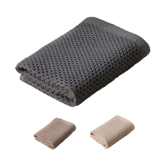 Honeycomb Structured Dish Towel Absorbent Cotton Easy To Use Cleaning Pad for Bar