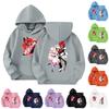 Child Fashion Lightweight Long Sleeve Pullover With Pockets Print Hoodie