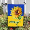 1/2/3Pcs Sunflower Flag 12" X 18" Patriotic Ukrainian National Flag Double Sided Outdoor Yard Sign for Garden Backyard Wall Decor