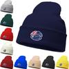 Australia Flag Lip Winter Knit Cap Beanie, Patriotic Skull Cap Lightweight Autumn Unisex Headwear Knitted Hat Beanie