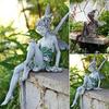 Flower Fairy Statue Decoration, Outdoor Children's Garden Courtyard Lawn Resin Decorative Sculpture