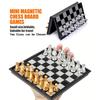 Magnetic Chess Set, Perfect for Training, Luxury Gold & Silver Set, Folding Board, Portable Travel Chess Board Game Sets