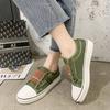 2025 Fashion Canvas Flat Shoes Women Casual Vulcanize Shoes New Women Spring and Autumn Casual Comfortable Sneakers for Women