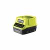 RYOBI - 18V ONE+ 2.0 A Lithium Fast Charger - Charges 1 X 2.0 Ah Battery In 1 Hour - RC18-120