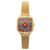 Authorized Dealer: KOMONO Women's Watch KOM-W4211 Kate Flower Royale in Gold, Maroon, and Blue