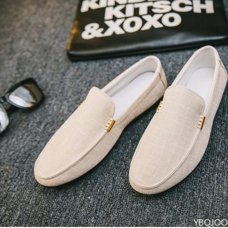 Summer Men's Daily Walking Is Not Tiring Casual Shoes with Soft Soles Are Comfortable Versatile Flat Trendy Men's Shoes