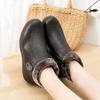 Fashion Waterproof Mule Clogs Women Boots Winter Warm Unisex Fur Boots House Room Slippers Trend Indoor Floor Shoes Slides For Women