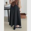 Taochuan High-Waisted 2024 Autumn Drape Skirt for Women - Slim Fit, Hip-Covering, Long Style (YL660)