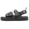 3206 Series Velcro Open Toe Flat Heel Sports Dark Grey Sandals 'Dark Gray White'