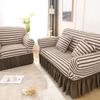 Solid Color Elastic Sofa Cover for Living Room Printed Plaid Stretch Sectional Slipcovers Sofa Couch Cover L Shape 1-4-Seater