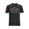 Johnson Series Letter Logo Printed Training T-Shirt Men Tops Black 1379837-001