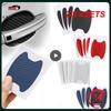 2/3/4SETS Protective Stickers Multifunctional Auto Door Bowl Sticker Universal Carbon Fiber Texture Car Styling Accessories