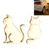 Cat Emblem Sticker for Car, 3D Metal, Set of 2, Waterproof Seal, Decal, Car