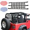 Cargo Net UTV Car Top Roof Hammock Mesh Cargo Net For Wrangler JK JKU JL YJ TJ LJ 1987-2024+ Car Window Cargo Net