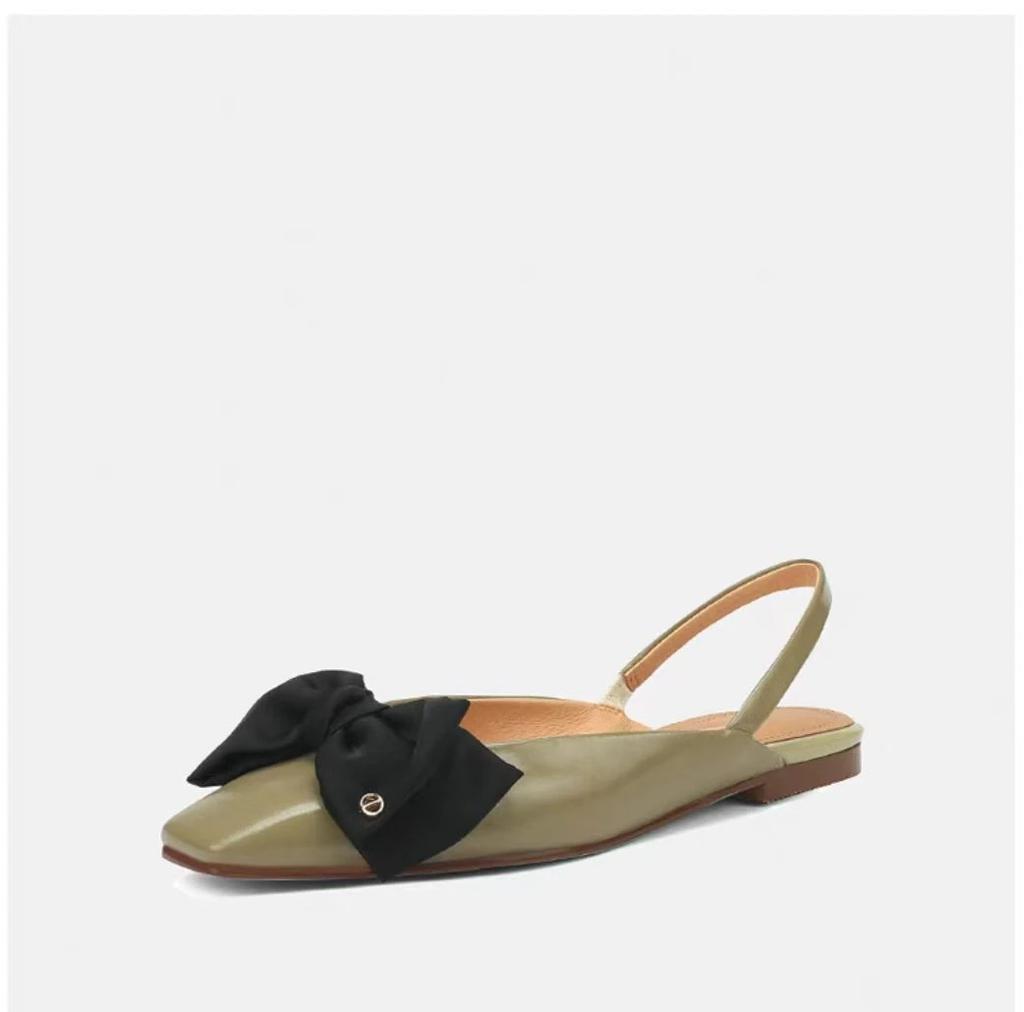 Summer Selling Women's Roman Sandals Fashion Bow Round Toe Flat Mules Ladies Trend Designer Sexy Banquet Slingback Sandals 2024