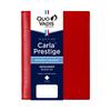 Quo Vadis 2026 Edition "Carla Prestige/Soho" Planner Diary (Weekly Vertical, Starting December 2025, A7 8x10.5cm, French Edition) Red (qv36805rd)
