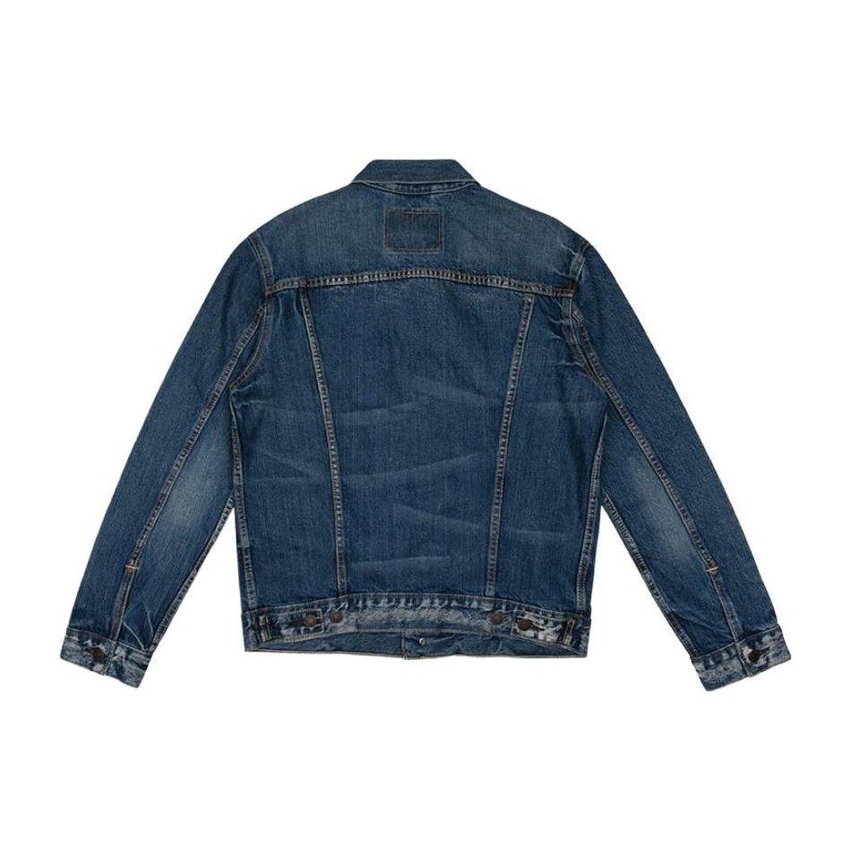 Levis FW22 Solid Color Denim Long Sleeve Jacket Men Jackets Blue 72334-0140