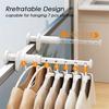 Portable Without Drilling Retractable Clothes Drying Rack Space Saving Hanger for Travel and Home Use Elegant Designs