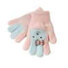 Thickened Autumn Winter Gloves Warm Warm Mittens Full Finger Gloves Hand Warmer  Boys Girls