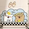 Cartoon Bathroom Floor Mat Bathroom Dirt-resistant Water Absorption Mat Entry Door Diatom Mud Floor Mat Premium Sense Bathroom Anti-slip Mat