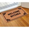 Welcome Bitches - Funny Doormats Personalized Machine-Washable Indoor/Outdoor Outside Entrance Door Mat Welcome Floor Fall Mat Entrance Rubber Indoor