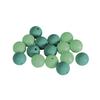 Silicone Beads, 12mm Ø, Turquoise Tones, 16 Pcs