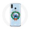 Case for Huawei P20 Lite Stitch Snow Merry Christmas Blue